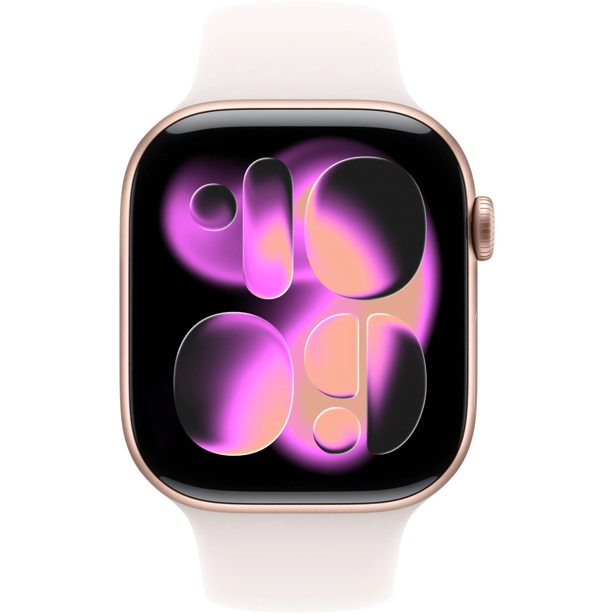 Apple Watch Series 11 46mm Rose Gold Aluminium Case GPS Sport Band (S/M) [Light Blush] - Image 2