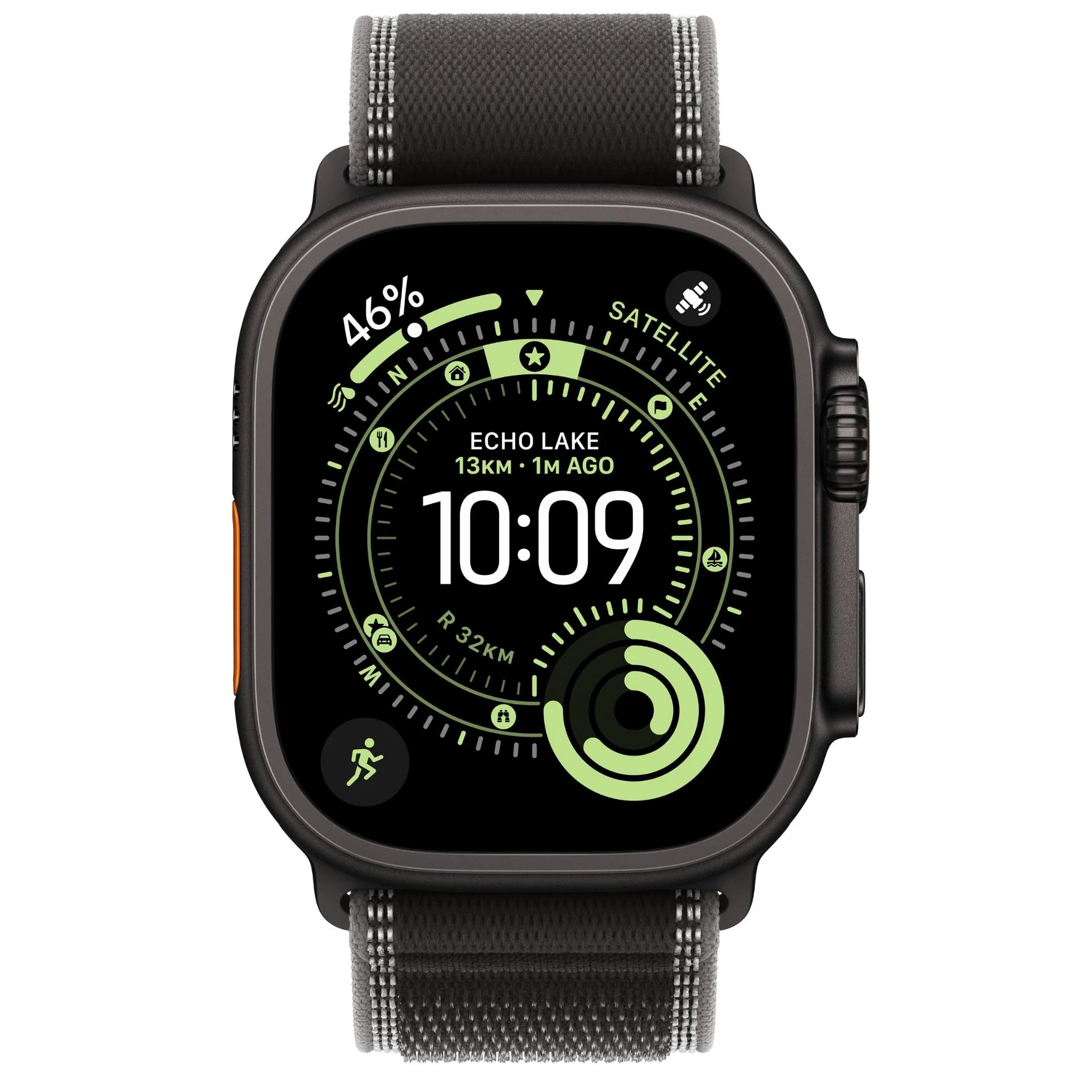 Apple Watch Ultra 3 49mm Black Titanium Case GPS + Cellular Trail Loop (Medium/Large) - Image 2