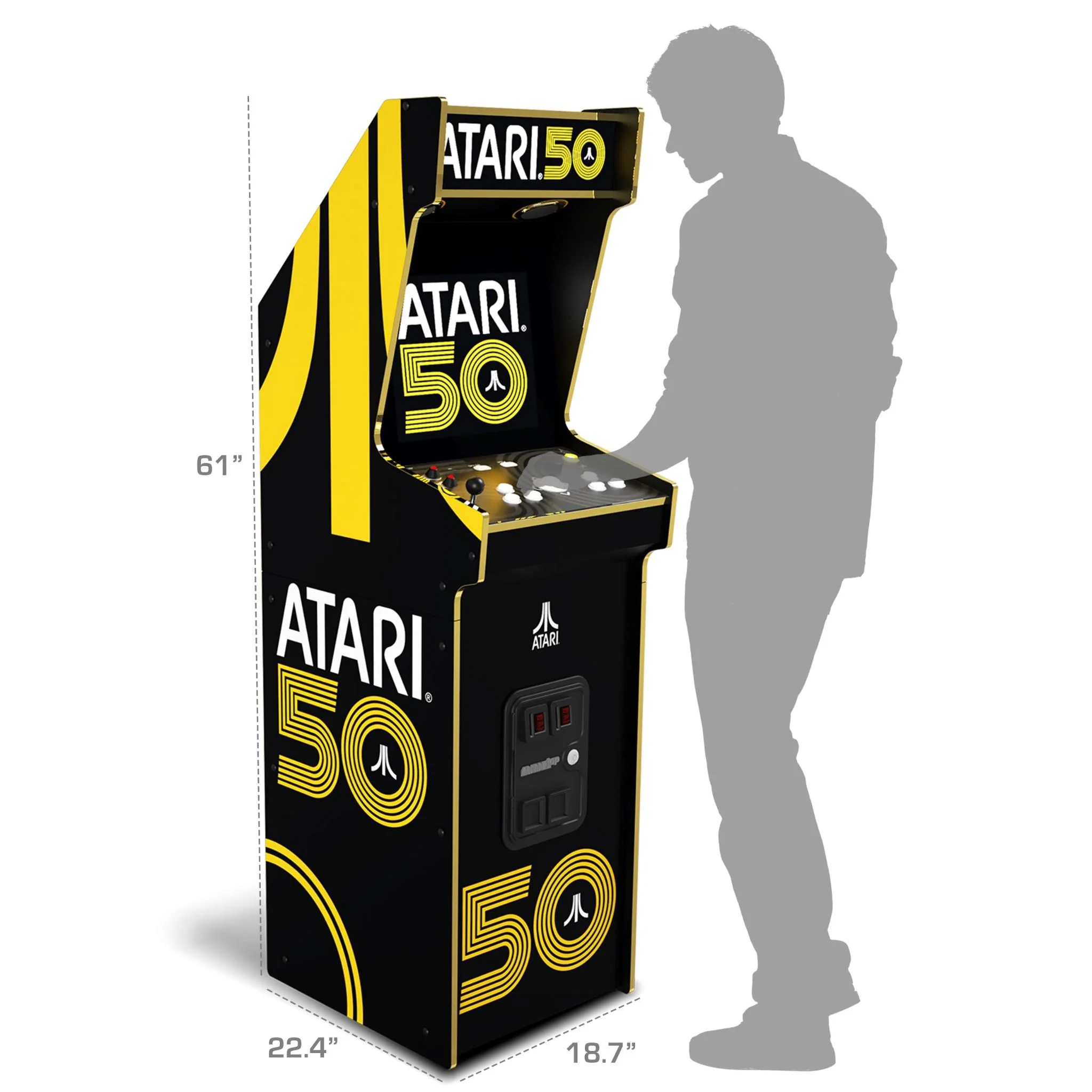 Arcade1Up Atari 50th Anniversary Deluxe Arcade Machine 64 Games in 1 - Image 4
