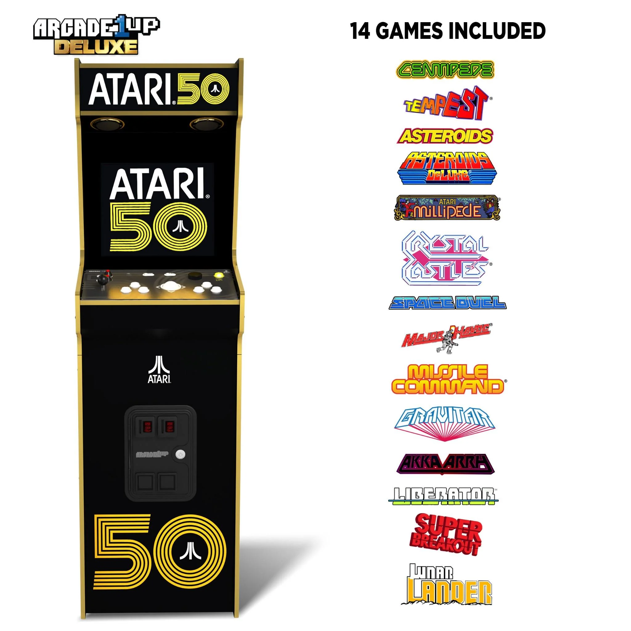 Arcade1Up Atari 50th Anniversary Deluxe Arcade Machine 64 Games in 1 - Image 5