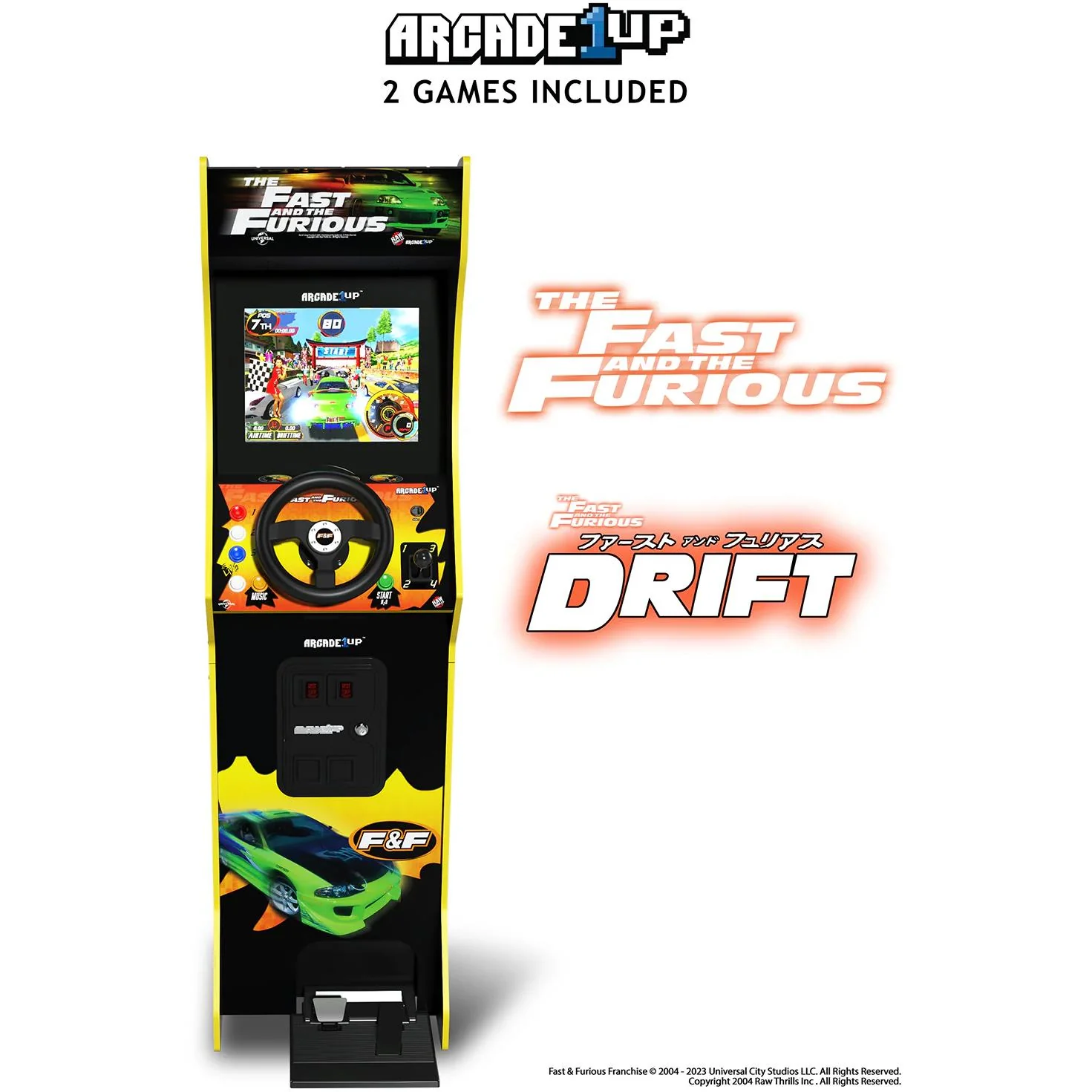 Arcade1Up The Fast & The Furious Deluxe Arcade Machine - Image 5