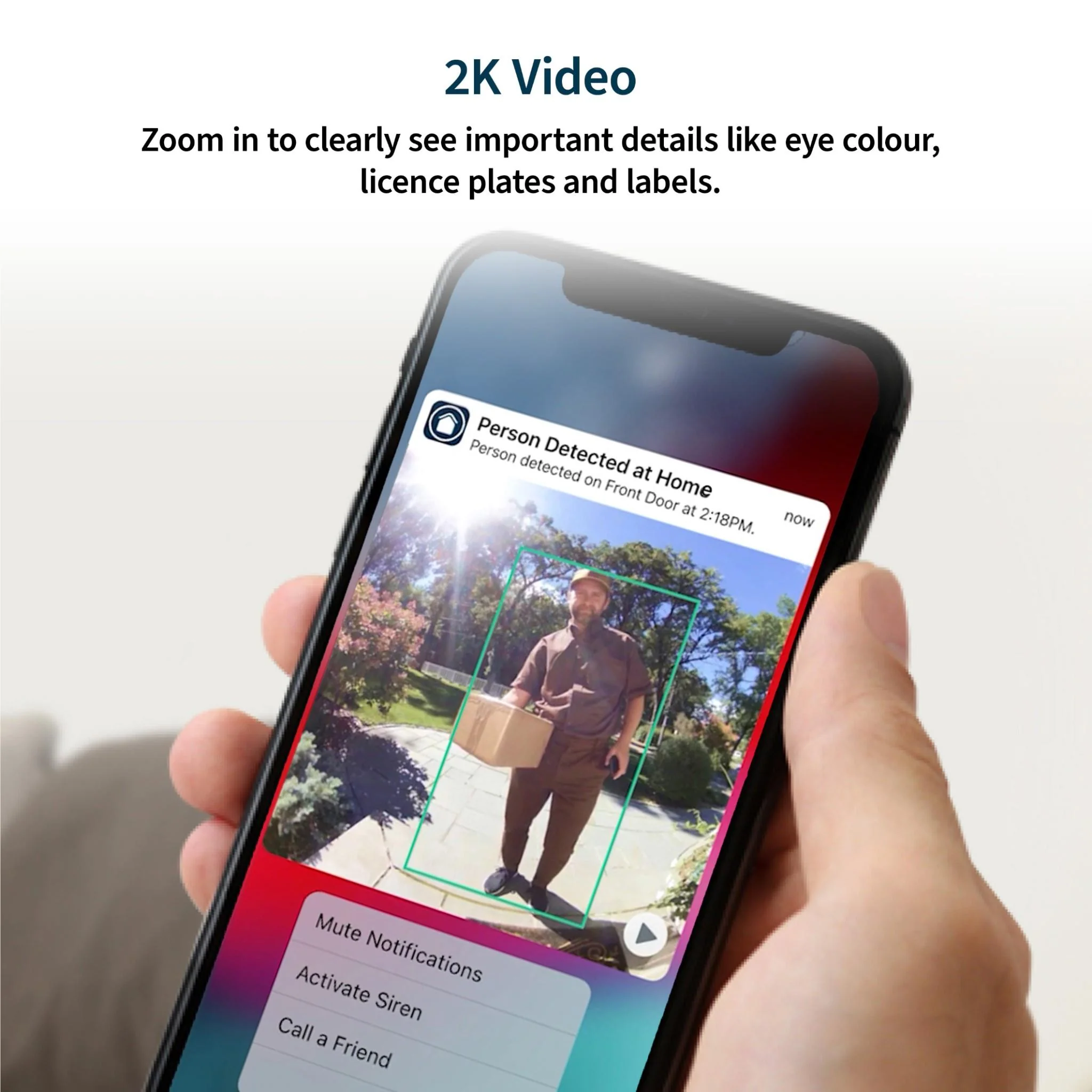 Arlo Essentials 2K Video Doorbell (2nd Generation) [Wired/Battery] - Image 3