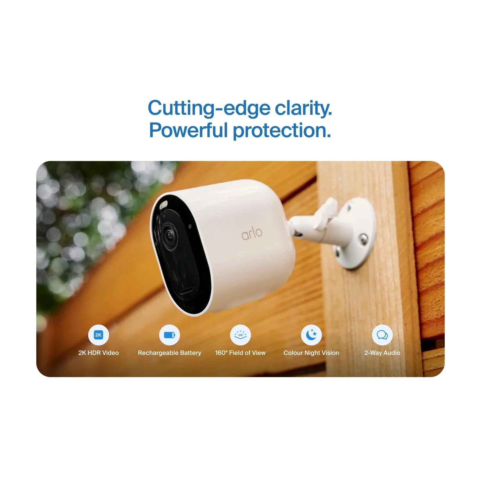 Arlo Pro 6 2K Outdoor Solar Security Camera & Solar Bundle Kit (4 Pack) + 12M Subscription - Image 3