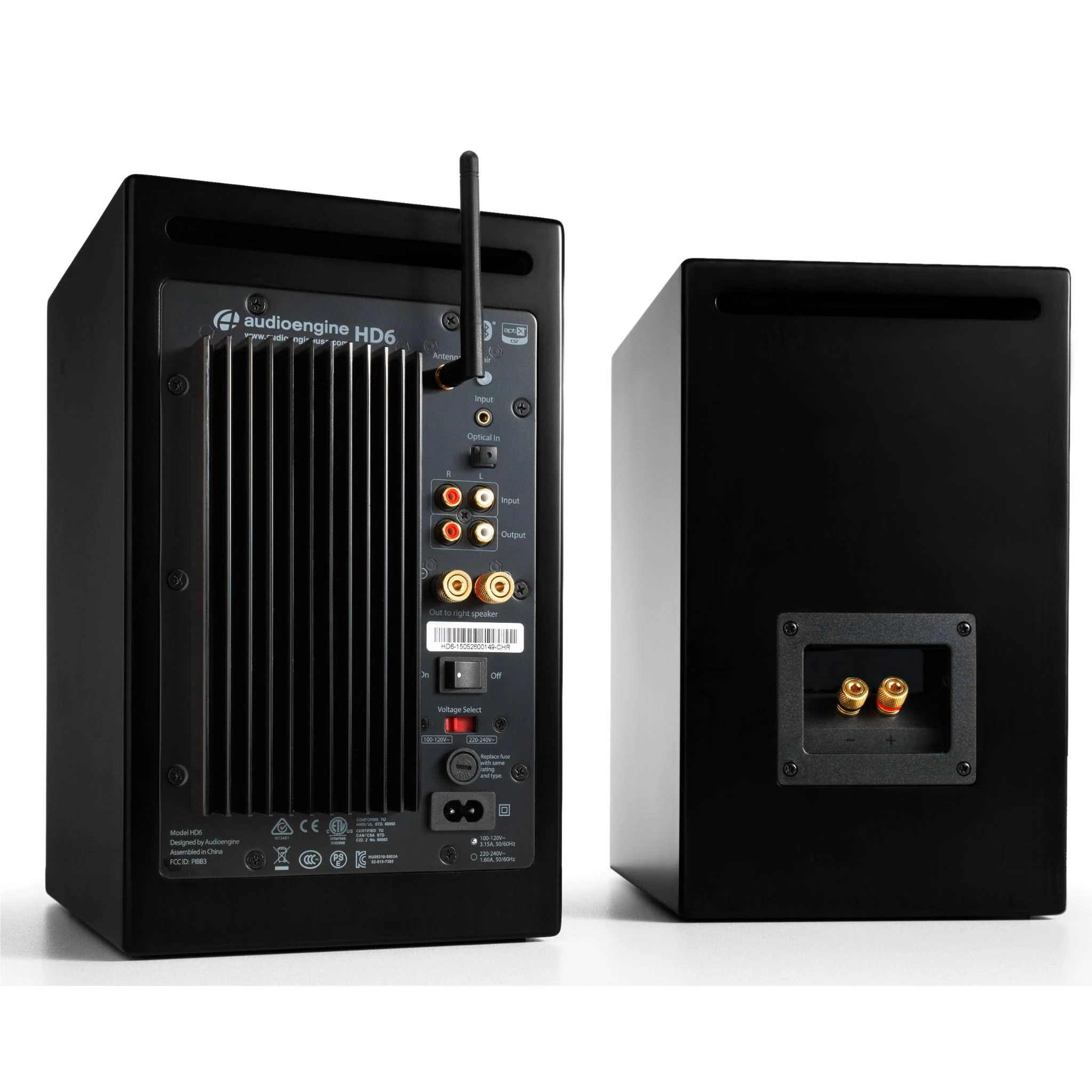 Audioengine HD6 Wireless Speakers (Black) - Image 3