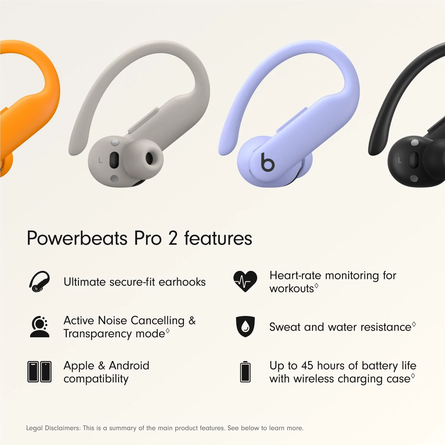Beats Powerbeats Pro 2 High-Performance Earbuds (Hyper Purple) - Image 2