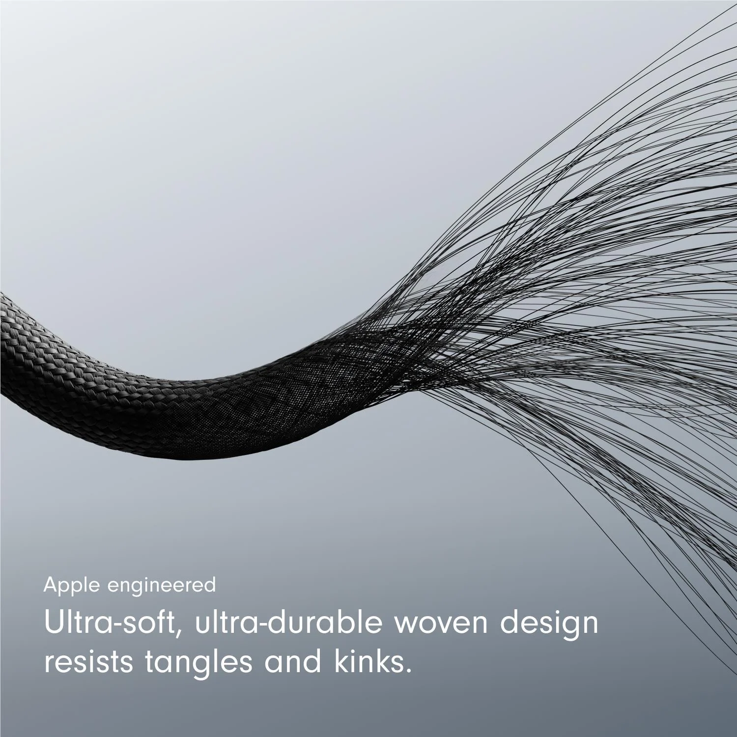 Beats USB-C to USB-C Woven Cable 1.5m (Bolt Black) - Image 4