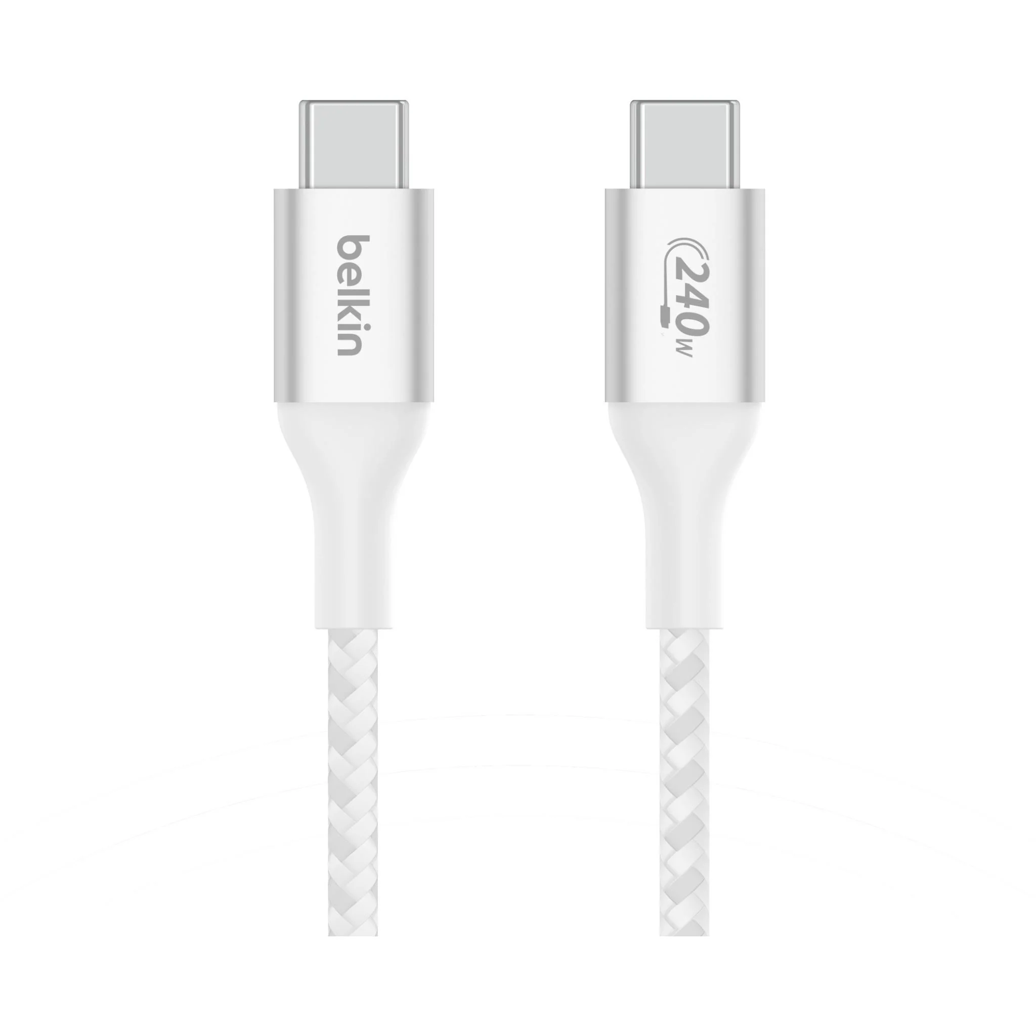Belkin BoostCharge 240W Braided USB-C Cable (1m) [White] - Image 5