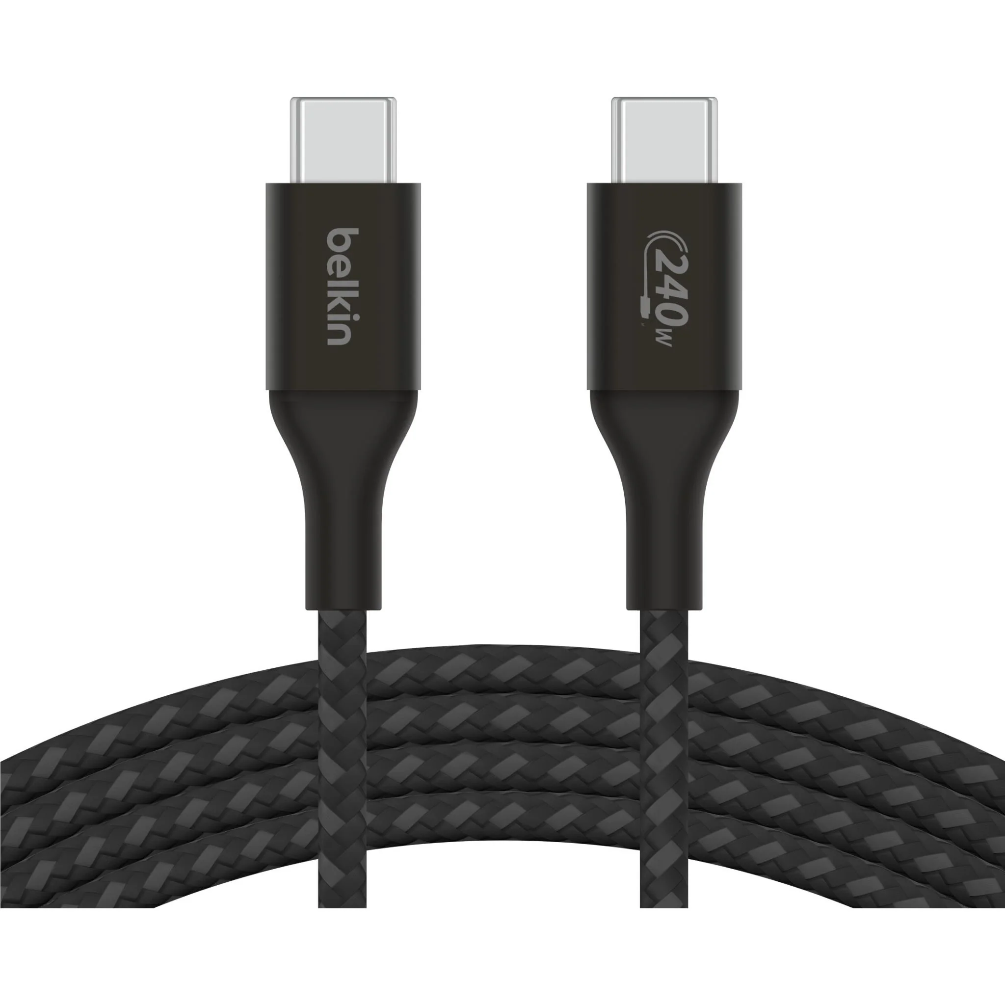 Belkin BoostCharge 240W Braided USB-C Cable (2m) [Black]