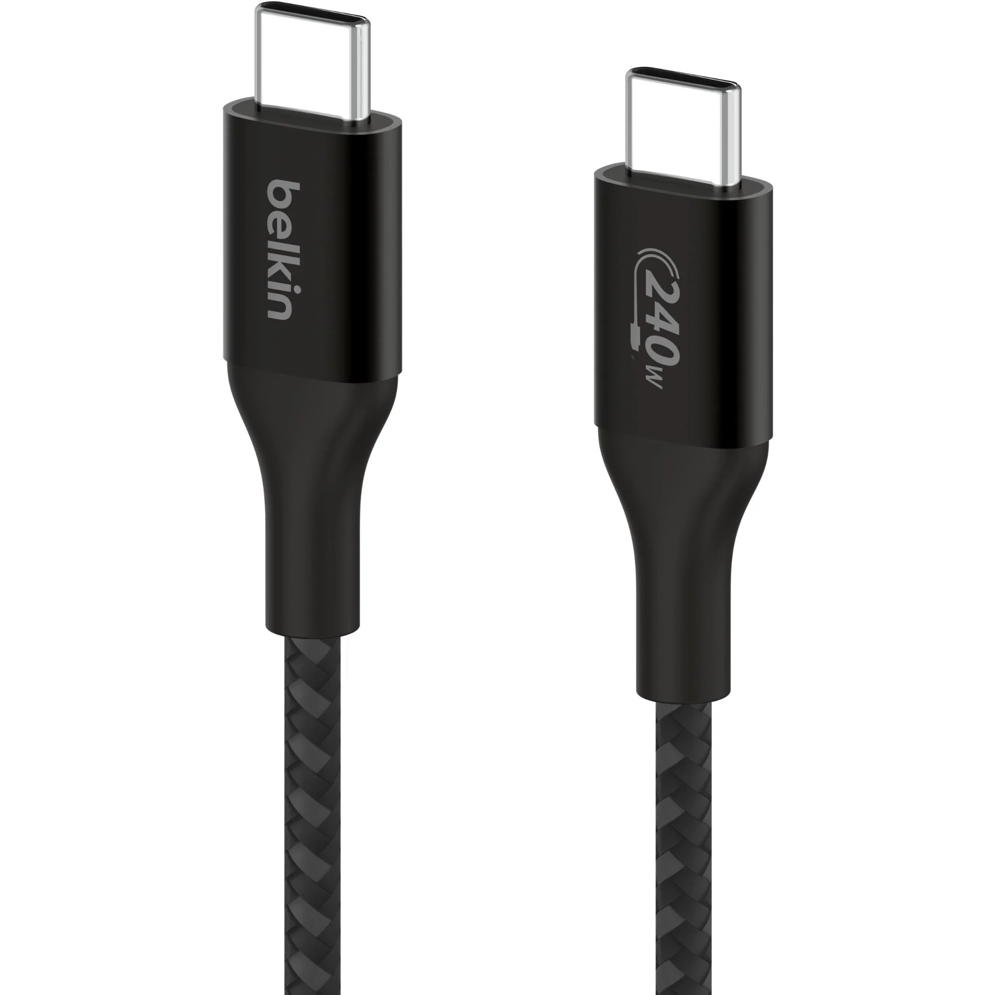 Belkin BoostCharge 240W Braided USB-C Cable (2m) [Black] - Image 4