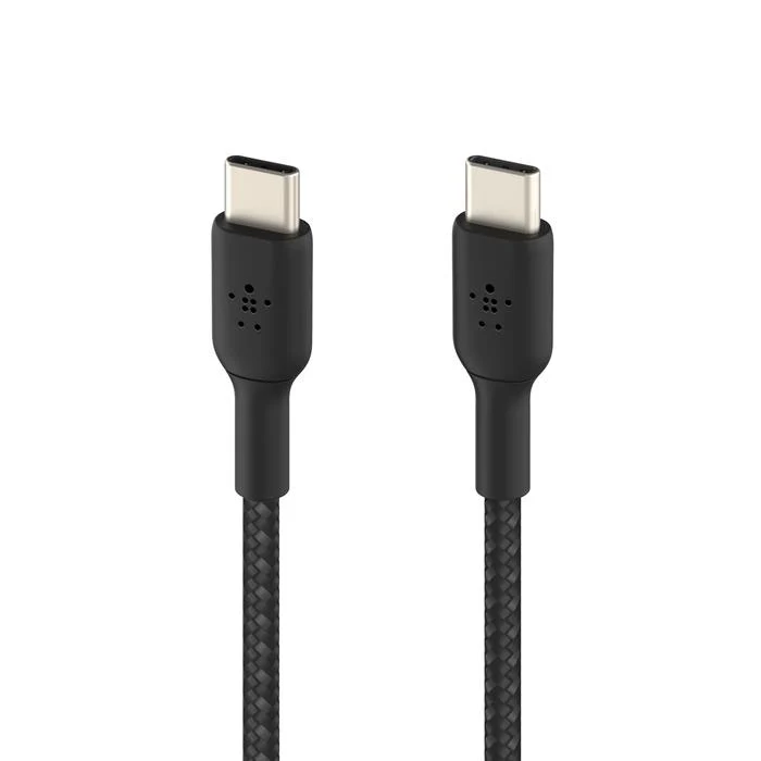 Belkin BoostCharge 60W Braided USB-C Cable (15cm) [Black] - Image 3