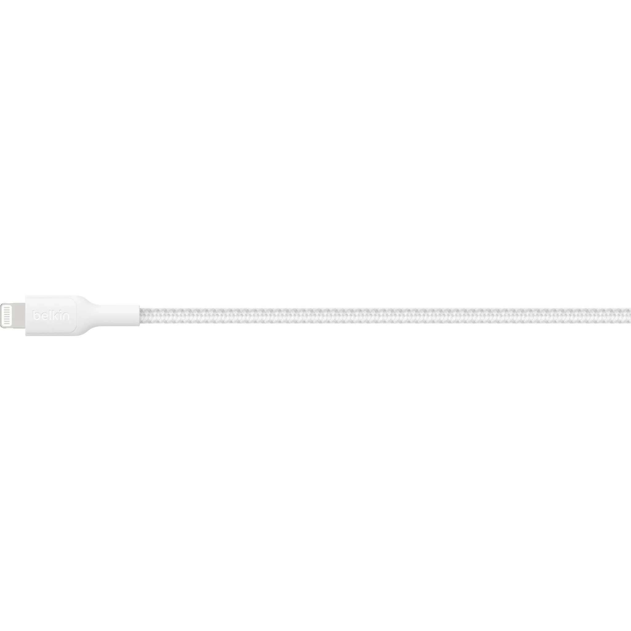 Belkin BoostCharge Braided USB-C to Lightning Cable [1m] (White) - Image 2