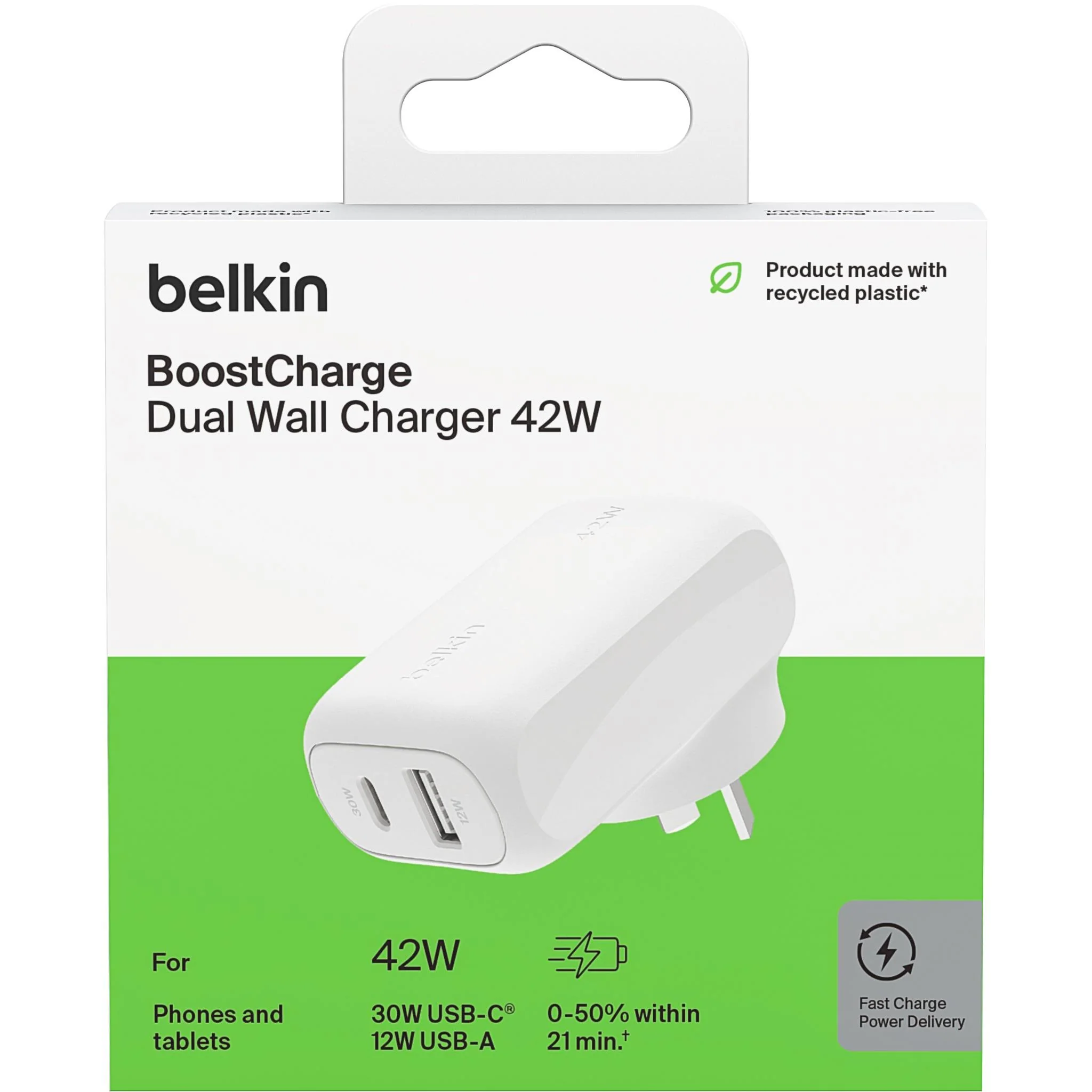 Belkin BoostCharge Dual Wall Charger 42W - Image 6