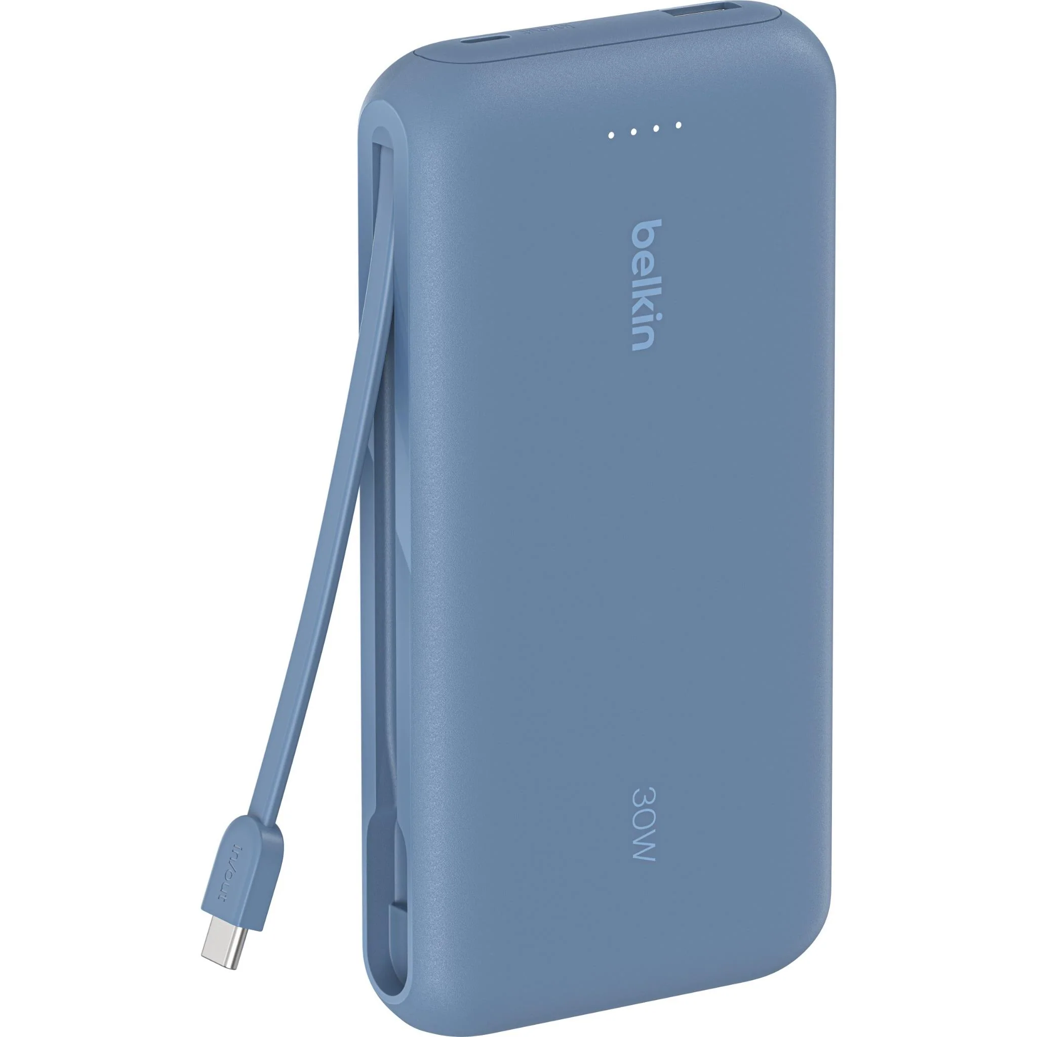 Belkin BoostCharge Power Bank 20K with Integrated Cable (Blue) - Image 2