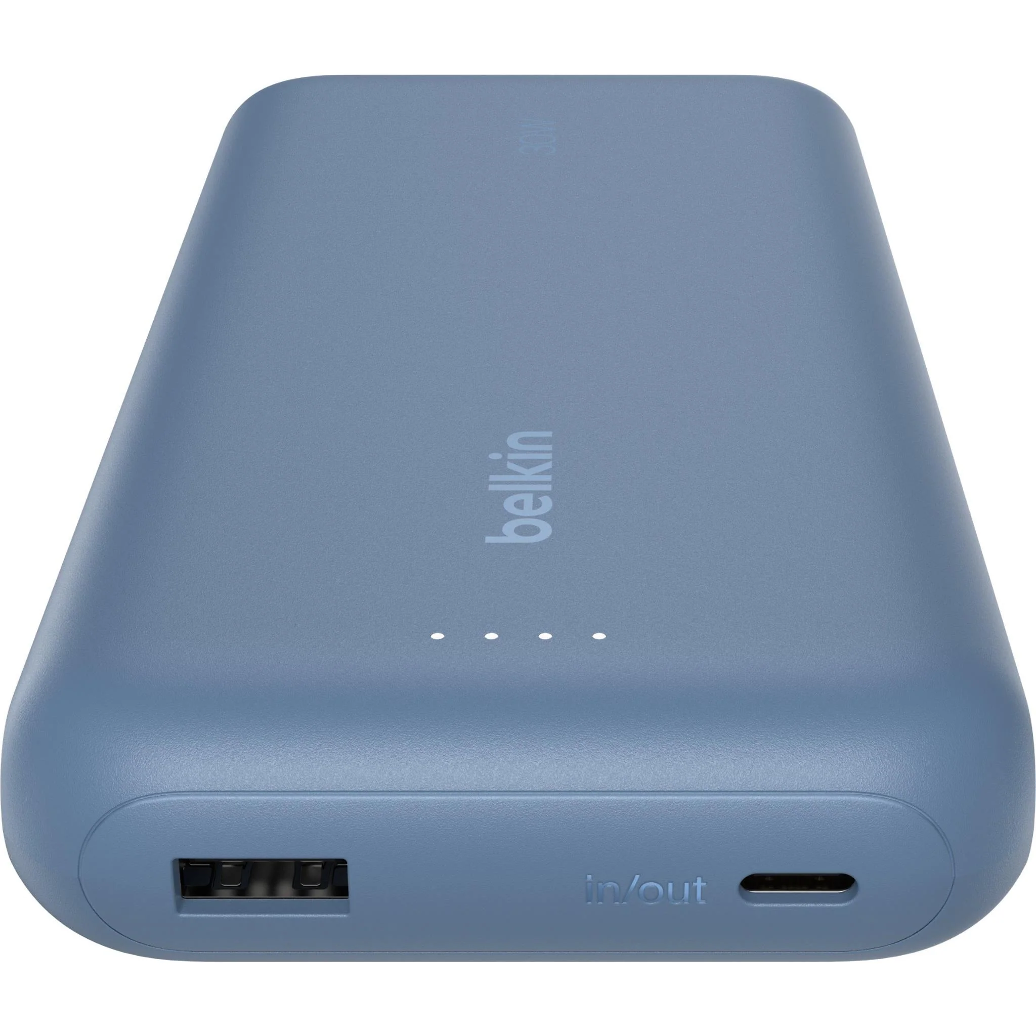 Belkin BoostCharge Power Bank 20K with Integrated Cable (Blue) - Image 5