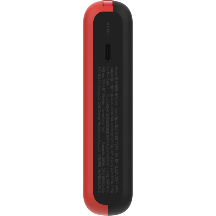 Belkin BoostCharge Power Bank with Integrated Cable [10K] (Spider-Man) - Image 6