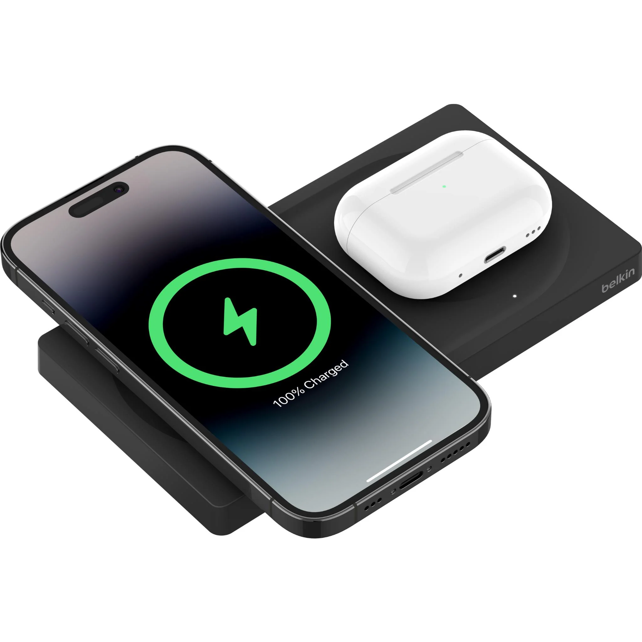 Belkin BoostCharge Pro 2-in-1 Pad with MagSafe (Black) - Image 2