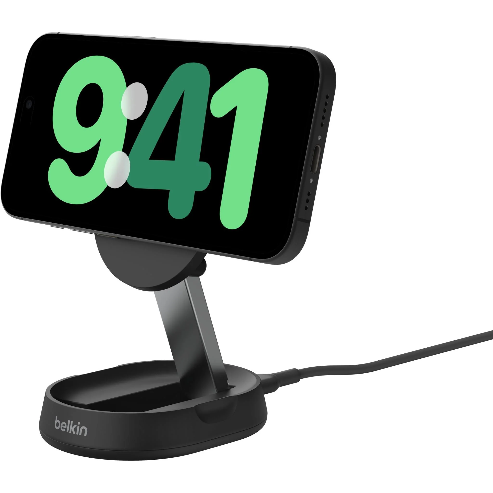 Belkin BoostCharge Pro Convertible Magnetic Qi2 Charging Stand (Black) - Image 4