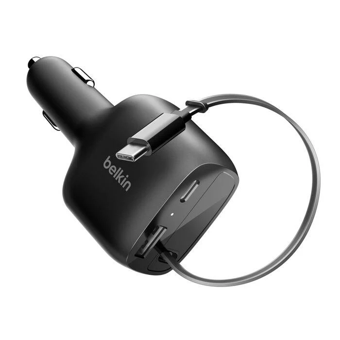 Belkin BoostCharge Retractable Car Charger 75W - Image 3