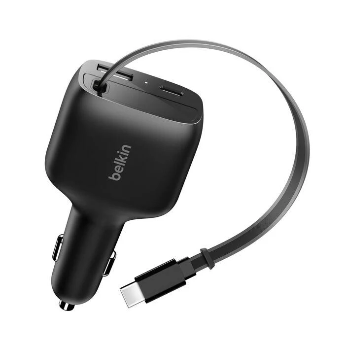 Belkin BoostCharge Retractable Car Charger 75W - Image 4
