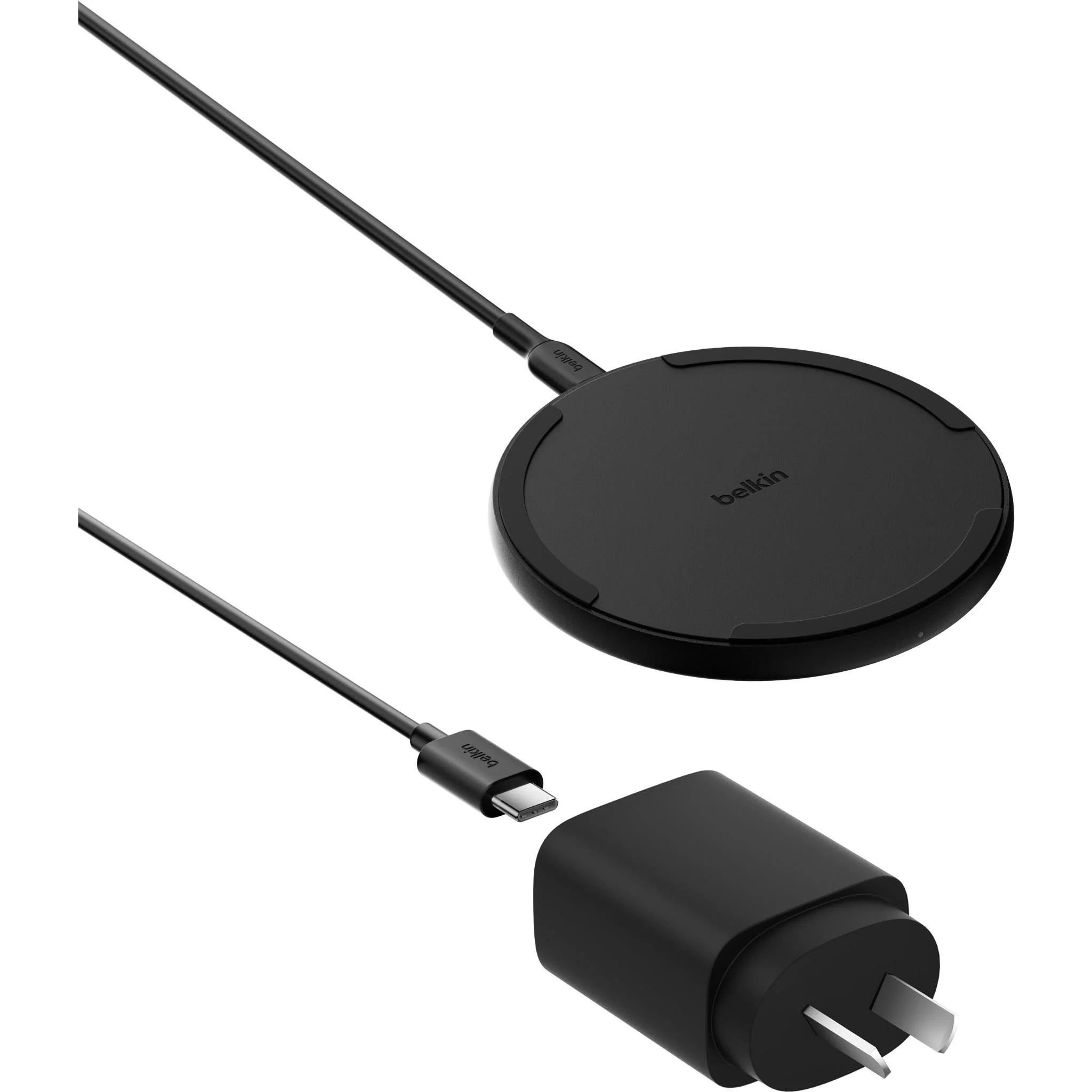 Belkin BoostCharge Wireless 15W Charging Pad with 20W Wall Charger (Black) - Image 7