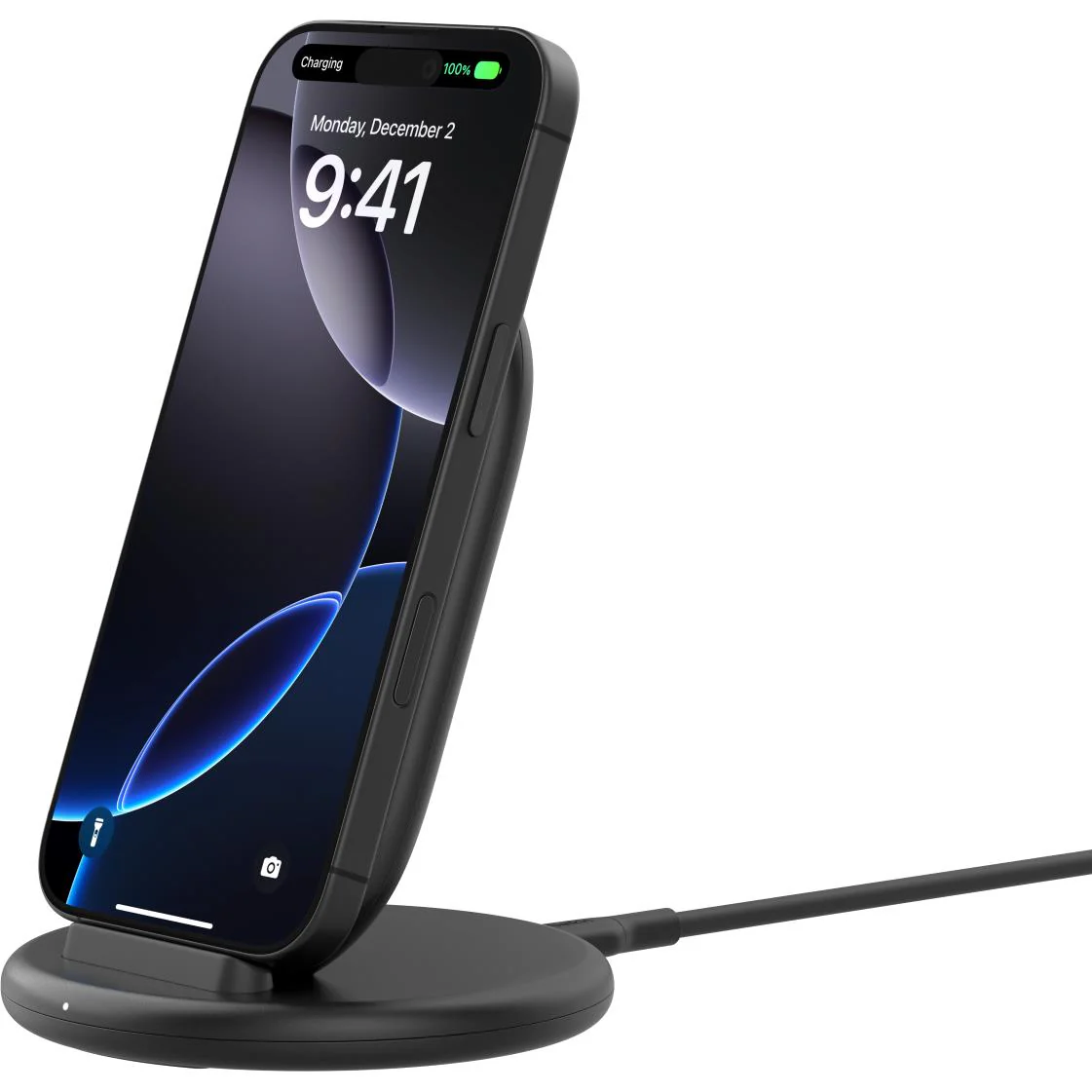 Belkin BoostCharge Wireless Charging Stand 15W (Black) [Power supply not included] - Image 6