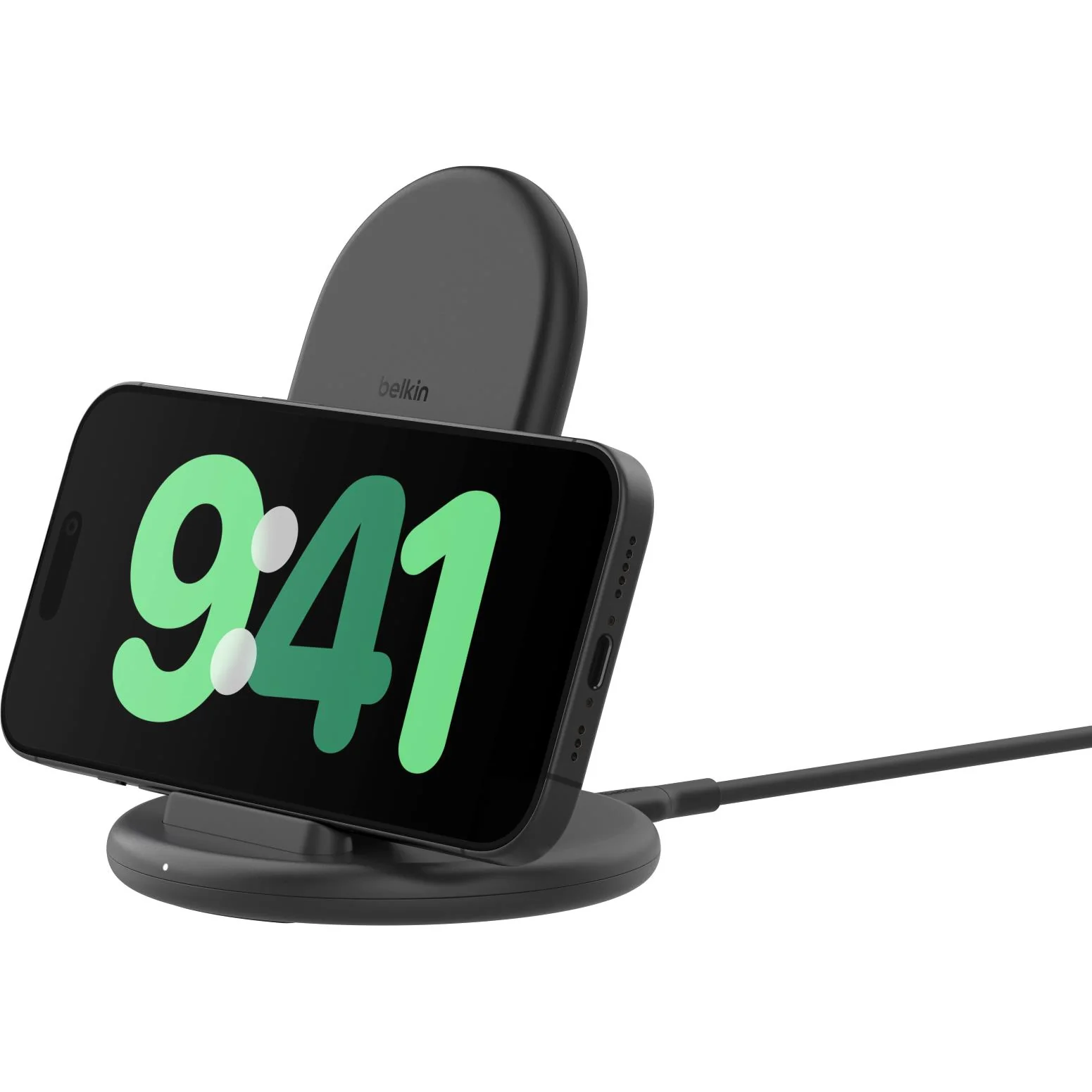 Belkin BoostCharge Wireless Charging Stand 15W (Black) [Power supply not included] - Image 7