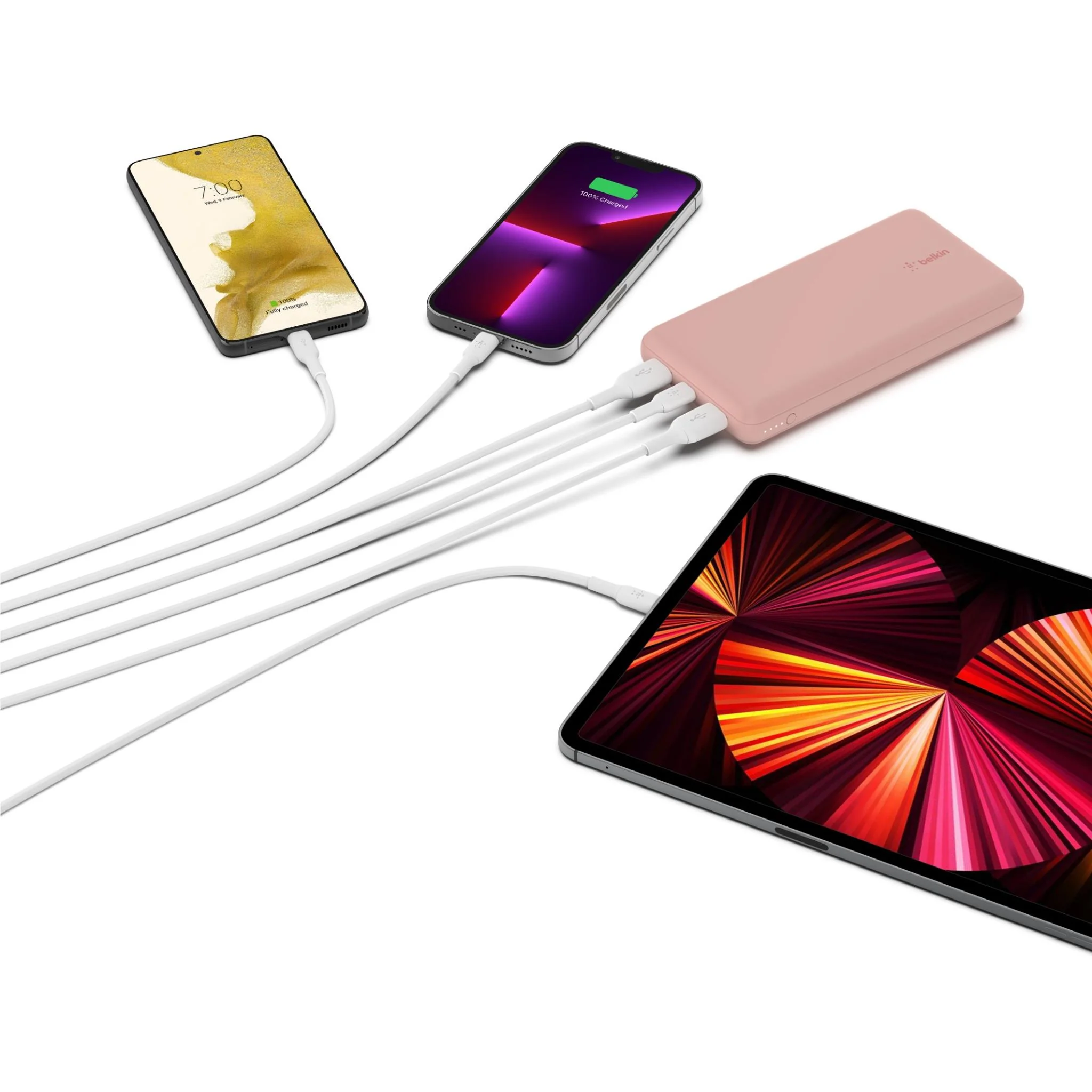 Belkin BoostUp Charge 15W 20K USB-C Power Bank (Pink) - Image 2