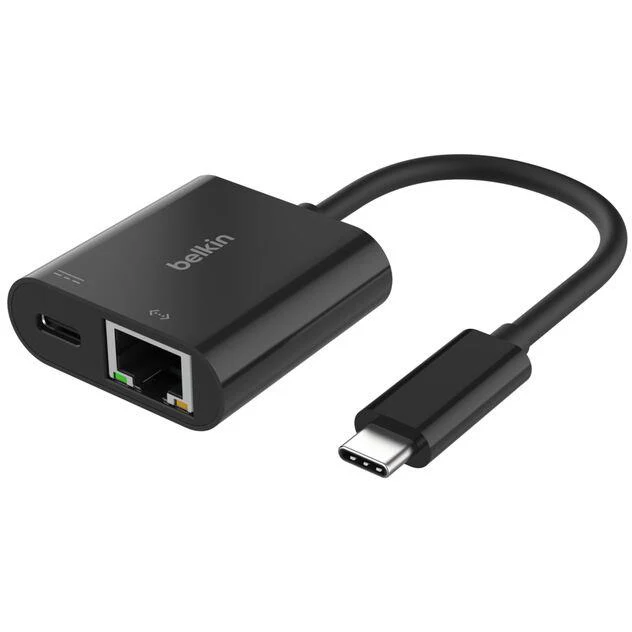 Belkin Connect USB-C to Ethernet + Charge Adapter 100W