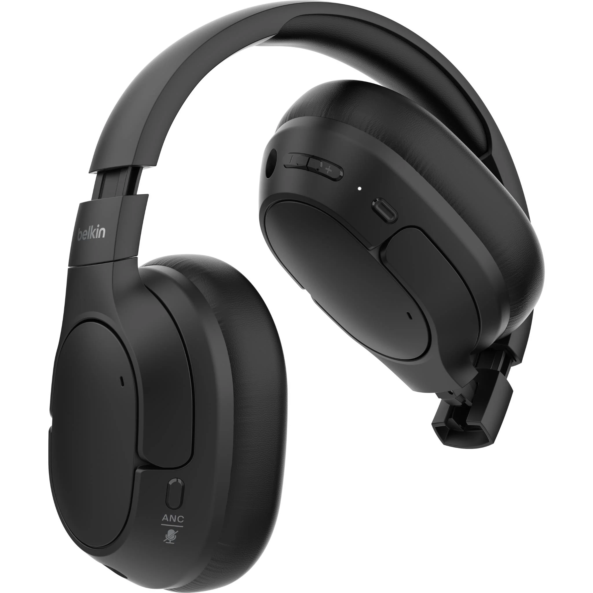 Belkin SoundForm Isolate Noise Cancelling Over-Ear Headphones (Black) - Image 4