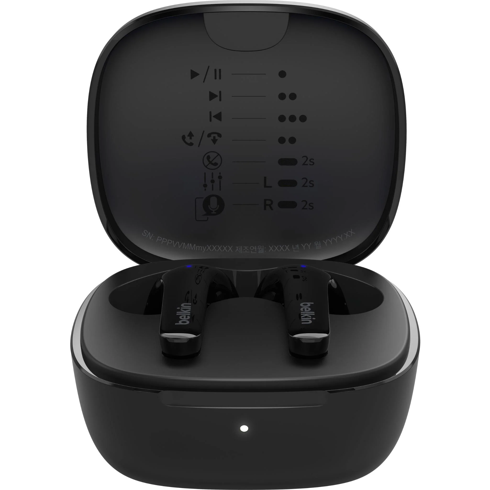 Belkin SoundForm Motion 2 True Wireless Headphones (Black) - Image 2