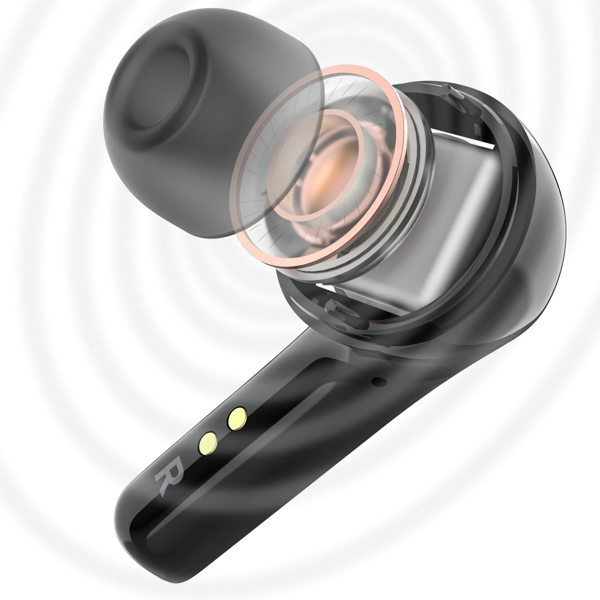 Belkin SoundForm Motion 2 True Wireless Headphones (Black) - Image 7