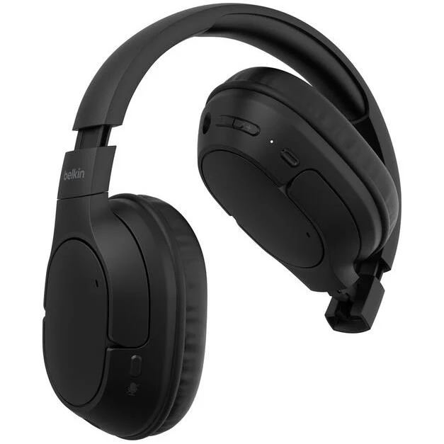Belkin SoundForm Surround Wireless Over-Ear Headphones (Black) - Image 6