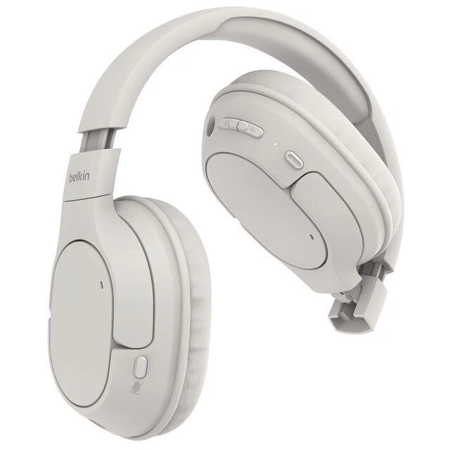 Belkin SoundForm Surround Wireless Over-Ear Headphones (Sand) - Image 6