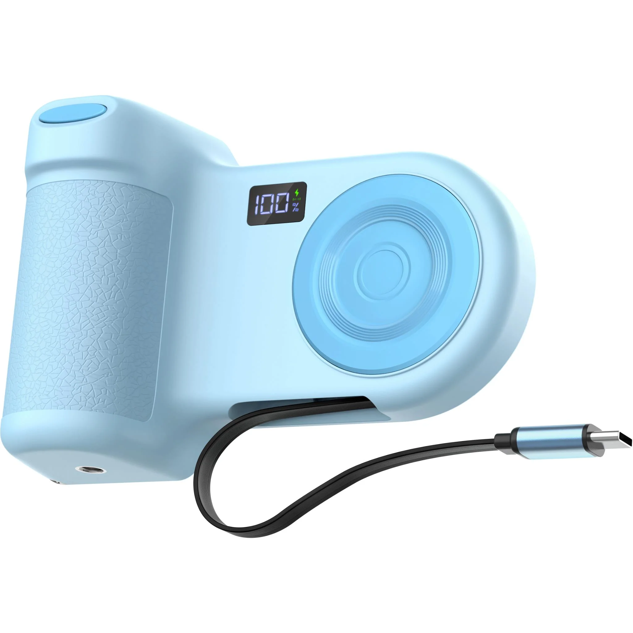 Belkin Stage PowerGrip Magnetic Charging Camera Grip with Power Bank (Blue) - Image 2