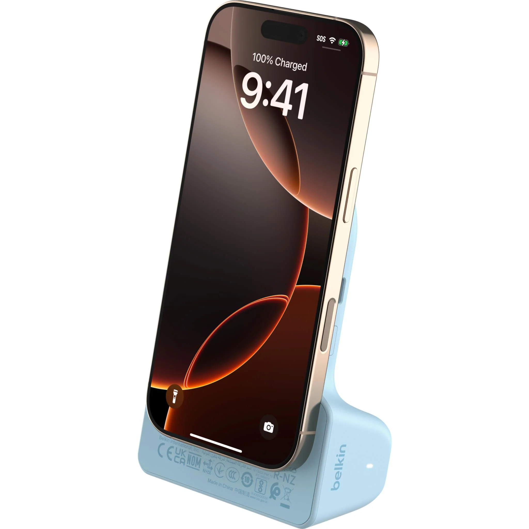 Belkin Stage PowerGrip Magnetic Charging Camera Grip with Power Bank (Blue) - Image 3