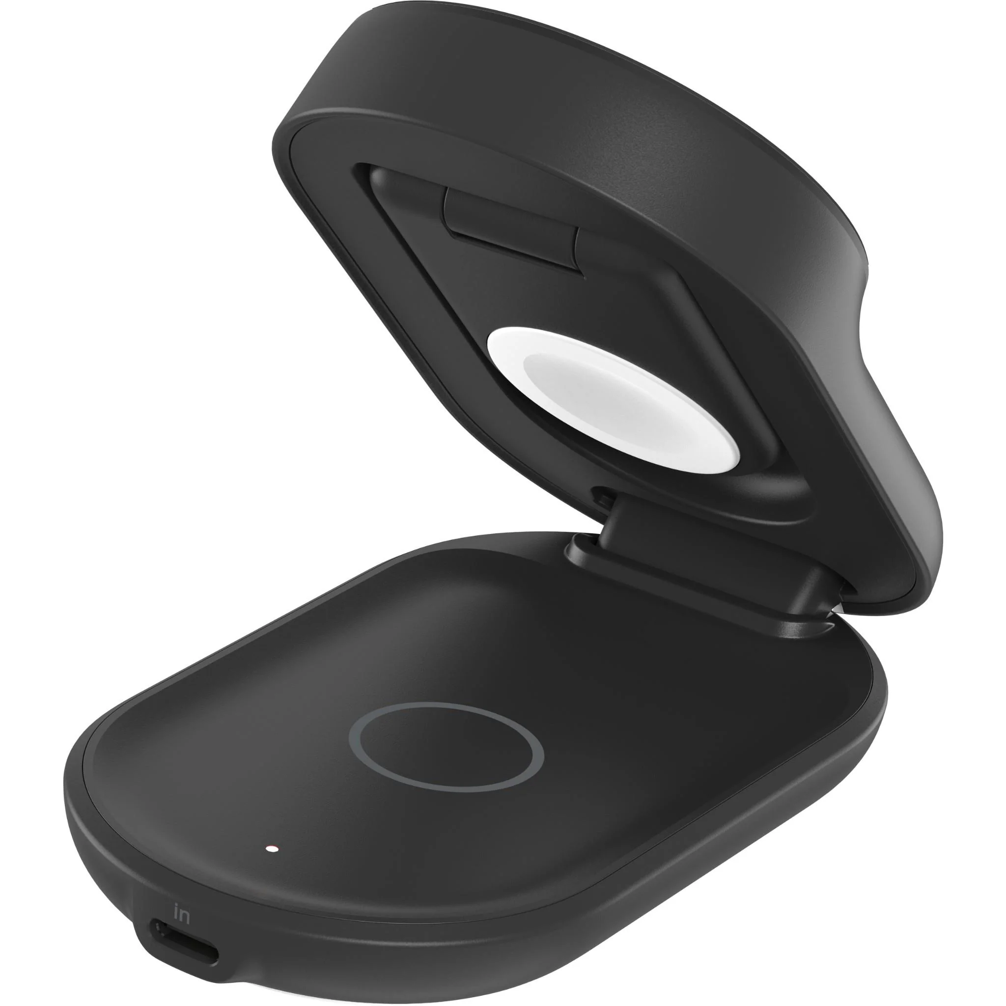 Belkin UltraCharge 3-in-1 Foldable Qi2 25W Magnetic Charger (Black) - Image 5