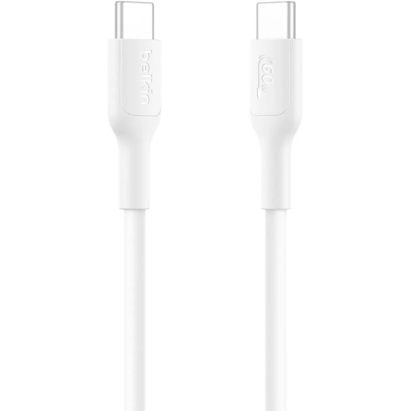 Belkin USB-C to USB-C 60W 2.0 PCR Cable [3m] (White) - Image 4