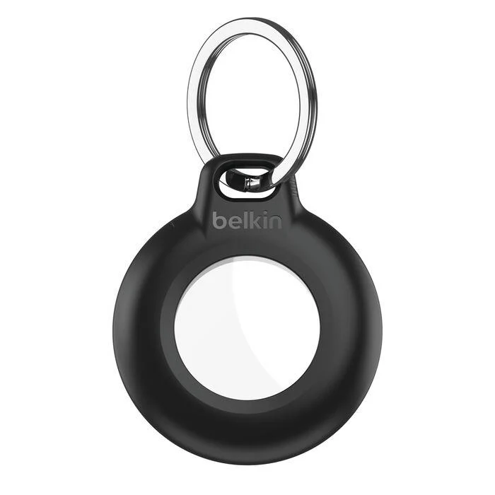 Belkin Waterproof Secure Holder with Key Ring for AirTag (Black)
