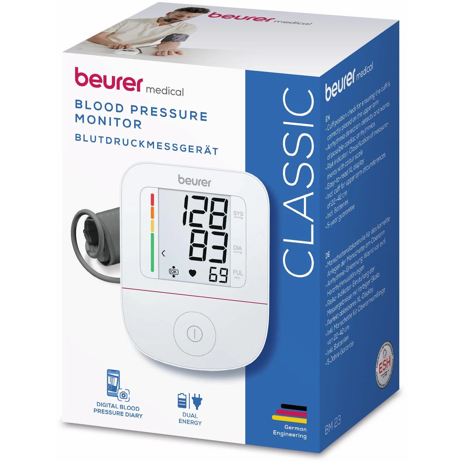 Beurer BM23 Upper Arm Blood Pressure Monitor - Image 9