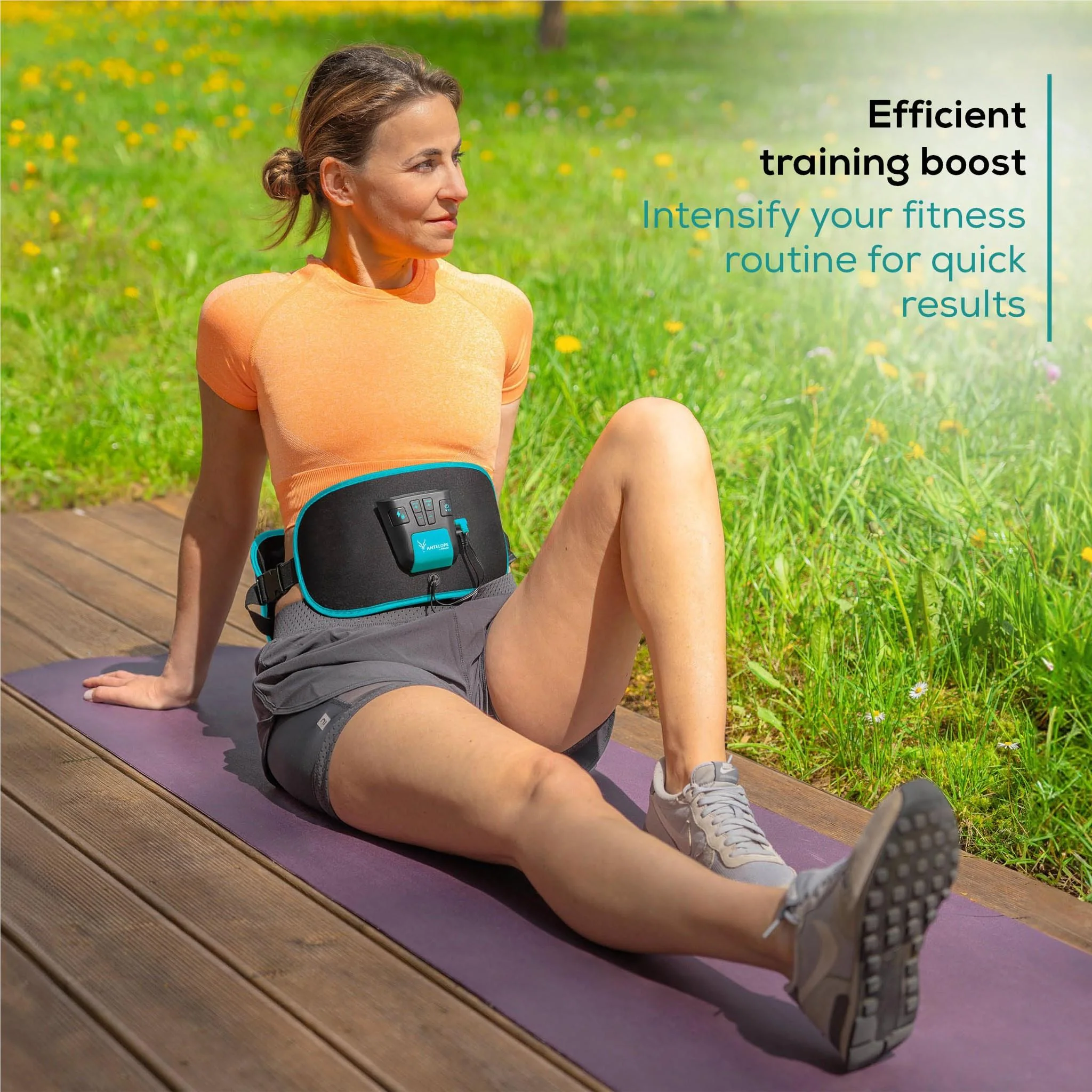 Beurer Corefit 2 EMS Training Belt Front & Back - Image 7