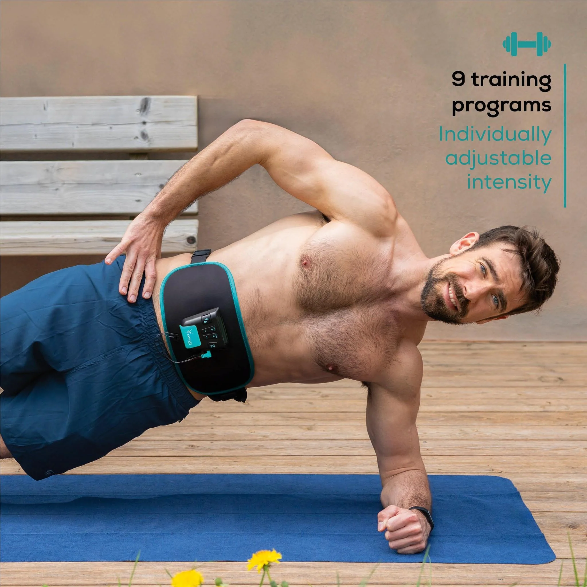 Beurer Corefit 2 EMS Training Belt Front & Back - Image 8