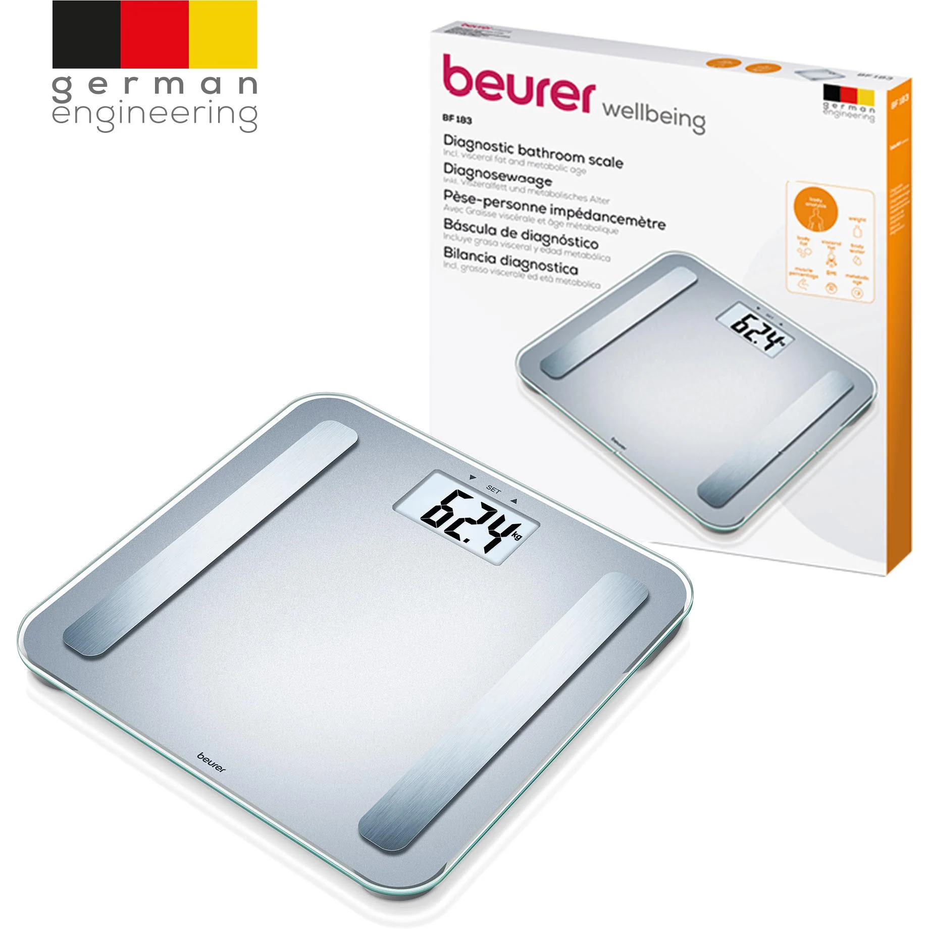 Beurer Digital Glass Body Fat Scale - Image 4