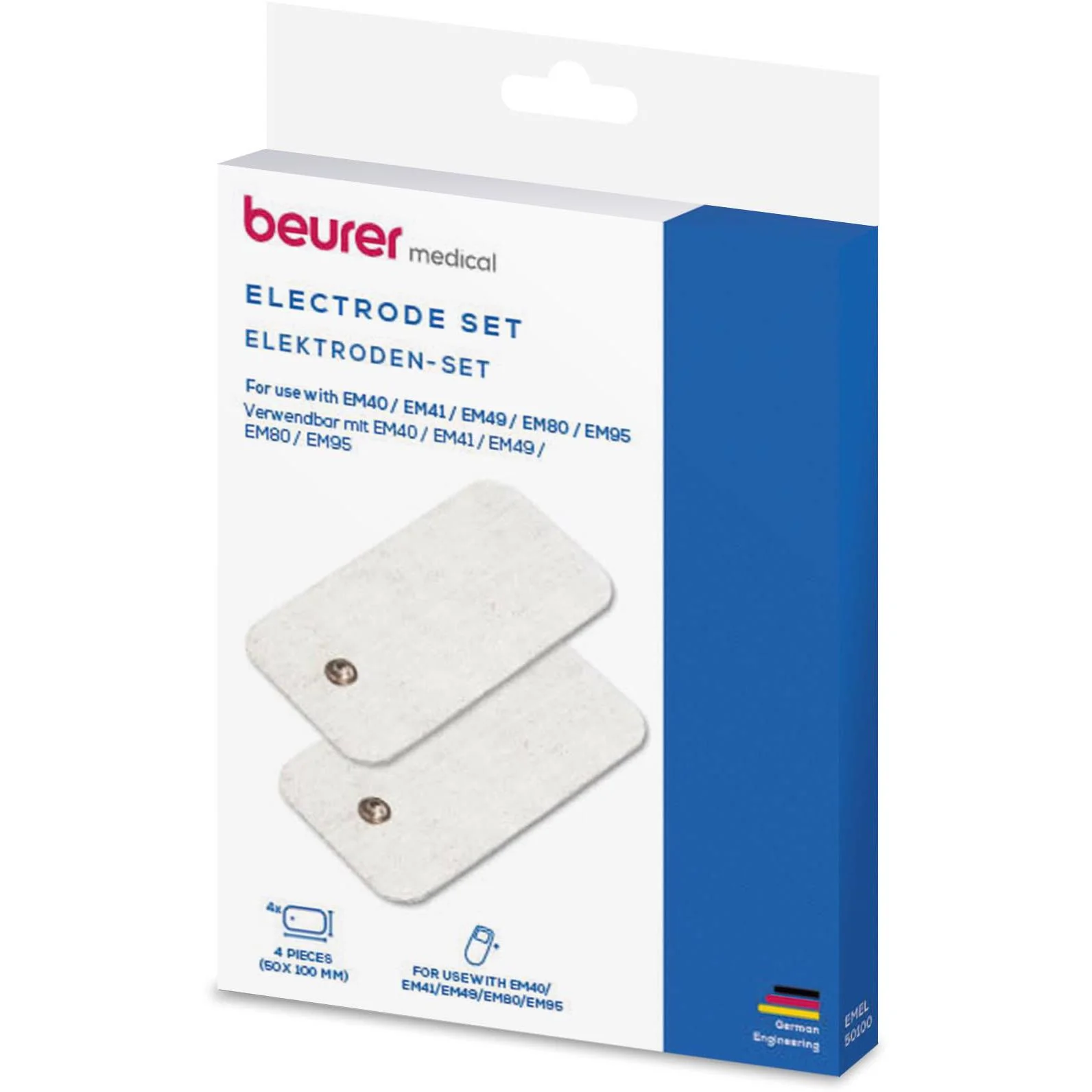 Beurer EM1RSLG Replacement Pads for EM49 & EM1R - Image 2