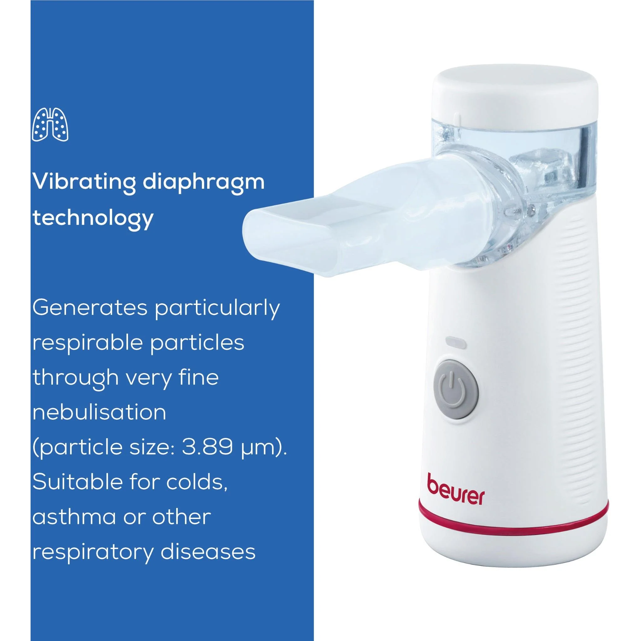 Beurer IH51 Rechargeable Nebuliser - Image 3