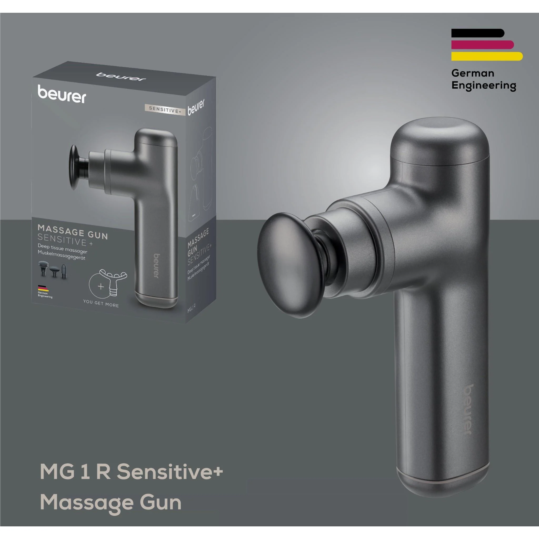 Beurer MG1R Luxe Edition Sensitive Deep Tissue Massage Gun - Image 2