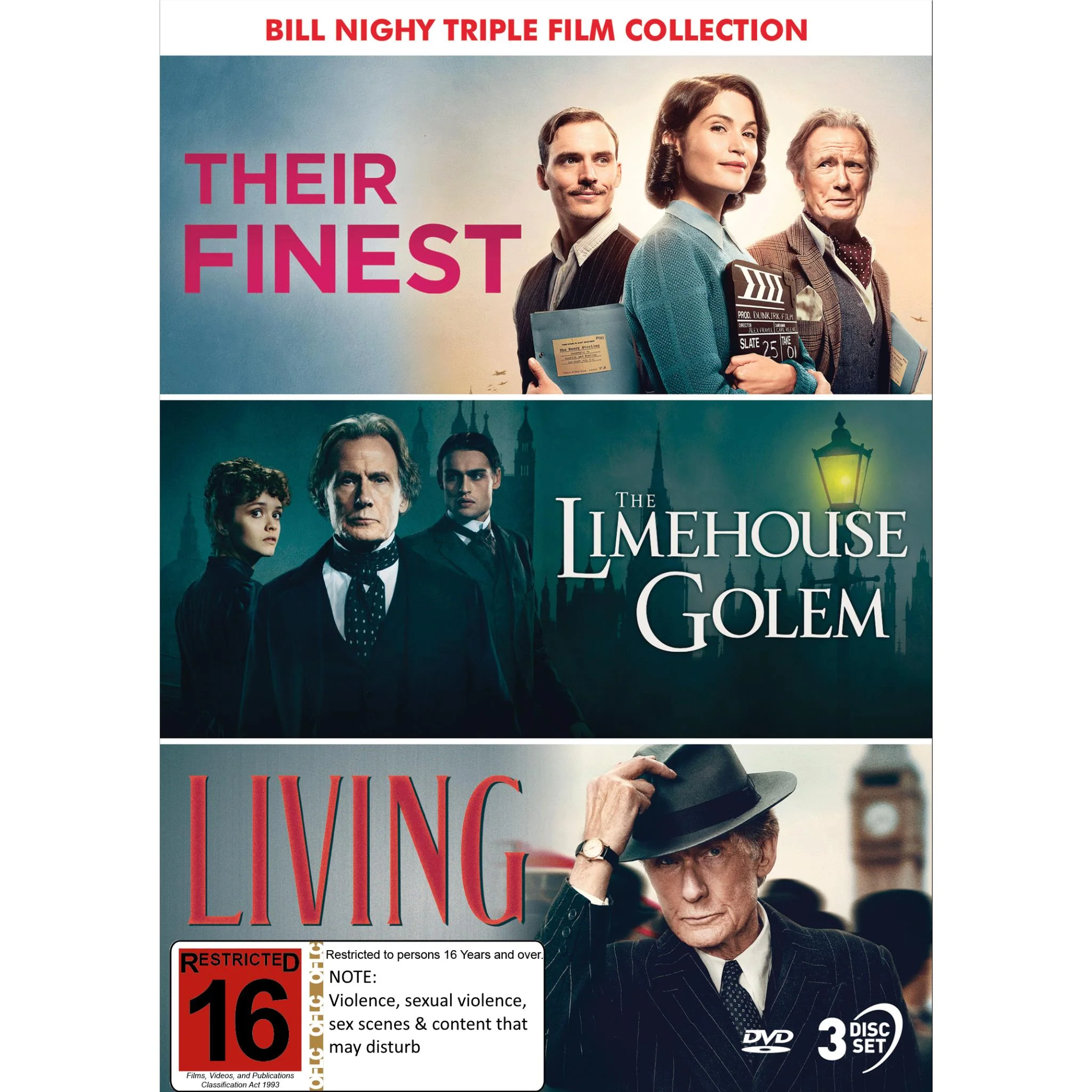 Bill Nighy - Triple Film Collection