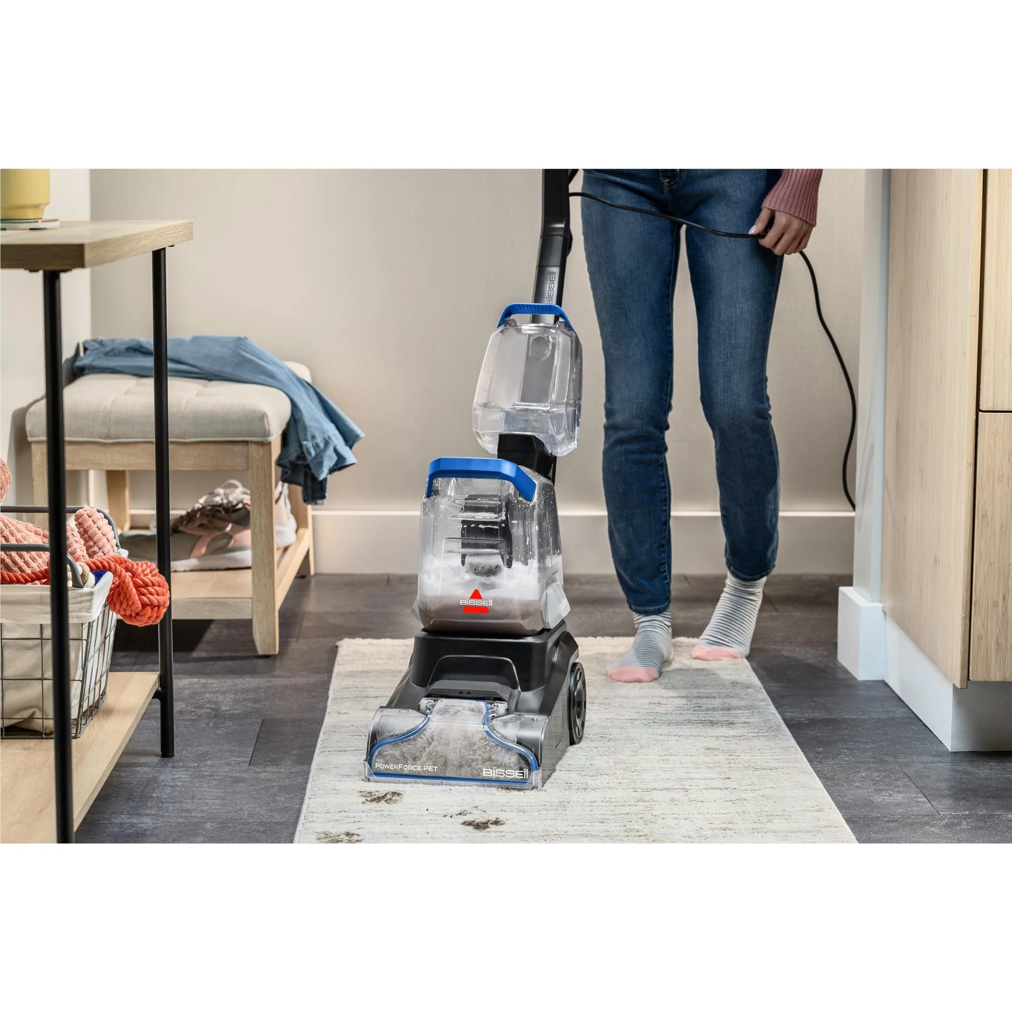 Bissell 4059F PowerForce Pet Upright Carpet & Upholstery Cleaner - Image 4