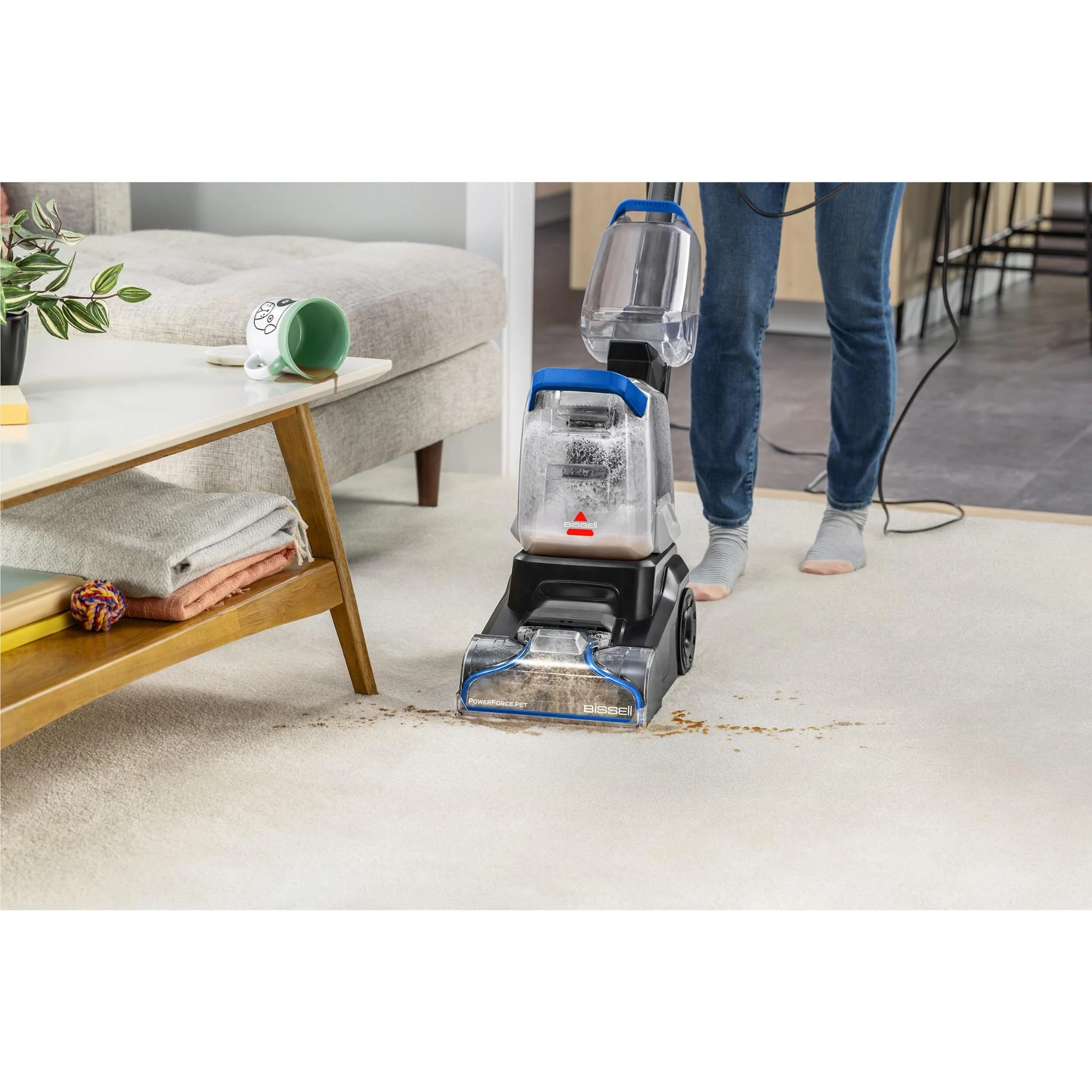 Bissell 4059F PowerForce Pet Upright Carpet & Upholstery Cleaner - Image 8