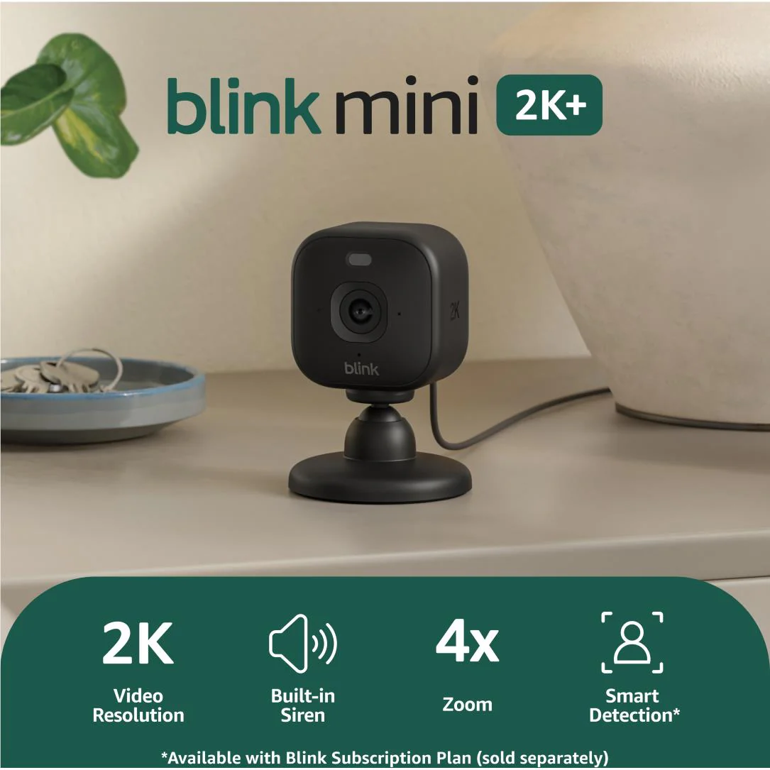 Blink Mini 2K+ Security Camera (Black) - Image 4
