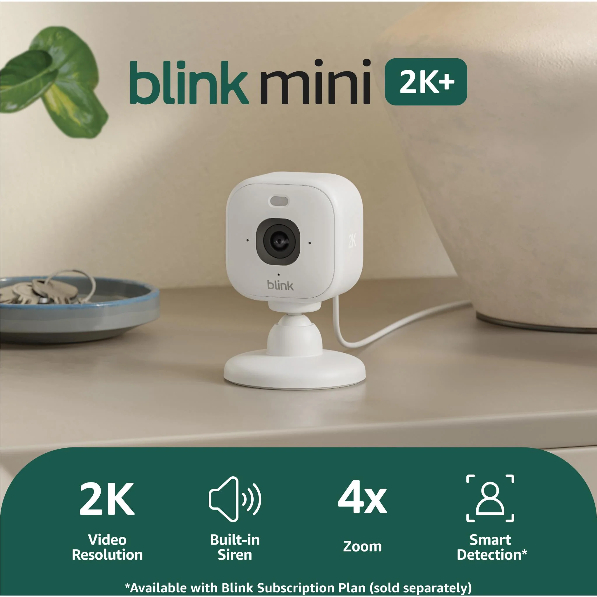 Blink Mini 2K+ Security Camera (White) [2 Pack] - Image 5